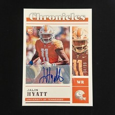 2023 Chronicles Draft Jalin Hyatt Rookie RC Auto Autograph /99