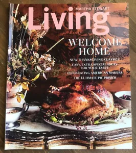 MARTHA STEWART LIVING Magazine, NOVEMBER 2018, NEW THANKSGIVING CLASSICS! - Picture 1 of 3
