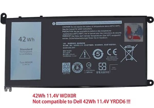 Neu 42Wh Akku WDX0R für Dell Inspiron 7570 P70F001 7573 P70F001 C4HCW - Bild 1 von 6