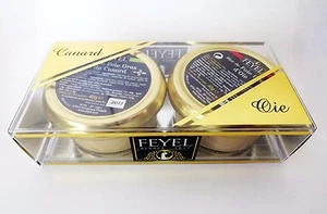 Bloc de Foie Gras d' Oie & Canard Feyel Frankreich Ente + Gans 2 x 40g