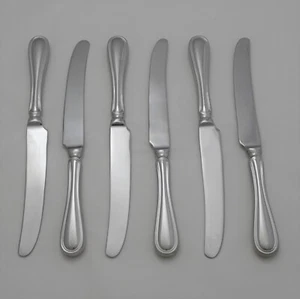 BRITANNIA Design ARTHUR PRICE Stainless Steel Cutlery Six Table Knives 24.9 cm - Imagen 1 de 2