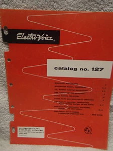 VTG 1957 Electro Voice Catalog #127 Audio Components Accessories Speakers - Picture 1 of 1