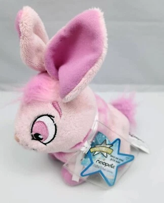 2008 Neopets Plush Series 2 Pink Cybunny w/sealed tag - Image 1 of 2