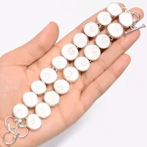 Natürliches Shiva Auge Edelstein Modeschmuck 925 Silber Armband 6-8" ARB-591 - Bild 1 von 3