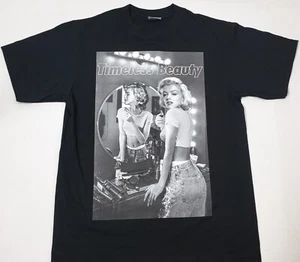 Marilyn Monroe T-shirt Timeless Beauty Pin Up Urban Streetwear Men's Black Tee - Picture 1 of 2