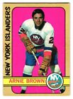 1972-73 O-Pee-Chee #144 Arnie Brown New York Islanders Opc Sku#Vs1095