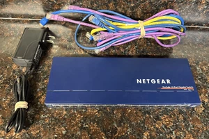 NETGEAR ProSafe GS116 v2 16 Port Gigabit Ethernet Switch, Blue - Picture 1 of 3