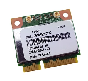 NEW ATHEROS AR5B97 300Mbit HALF SIZE CARD WLAN WIRELESS MINI PCI WIFI - Zdjęcie 1 z 2