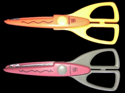 New Cricut Provo Craft Paper Shapers Scrapbook Border Edge Scissor Set - Image 1 of 4