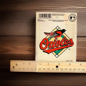 Vintage 1995 Baltimore Orioles Reusable Static Cling Decal *New Old Stock  - Picture 1 of 1