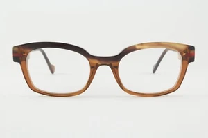 Authentic Anne et Valentin D-GREE 1323 49mm Brown Marble Red Glasses France - Picture 1 of 5