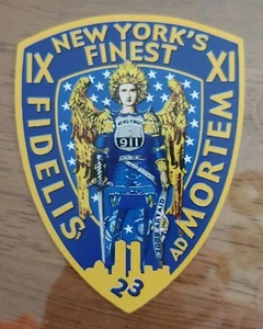 91101 ArtAid New York's Finest Fidelis Mortem 23 Aufkleber (5") - Bild 1 von 1