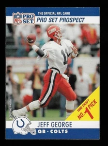 1990 Pro Set Football #669A Jeff George - NM - Picture 1 of 2