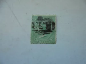 1 Stamp from Mauritus QV 6d green Wmk crown CC used SG 65 - Picture 1 of 3