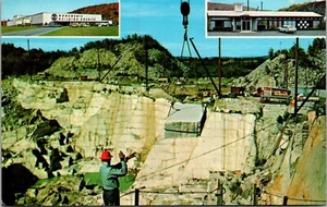 Vtg Barre Vermont VT Rock of Ages Granite Quarry Postcard - Picture 1 of 2