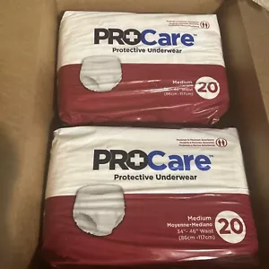 ProCare Protective Pull-Ups underwear Size Medium 4 Packs. 80 Count Total. - Picture 1 of 3