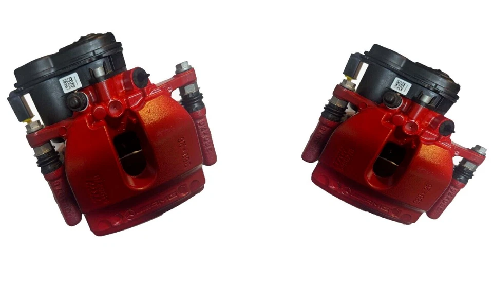 Mercedes AMG W253 GLC63 GT63 REAR Brake Caliper Set RED 2016-2022 OEM NEW - Image 1 of 4