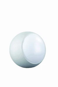 Außenleuchte Kugel Wandleuchte Bodenleuchte Weiss Grau IP44 1x E27 - Bild 1 von 2