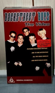 Backstreet Boys the Video -1996- VILLAGE ROADSHOW Music VHS Pop Boy Band - Picture 1 of 2