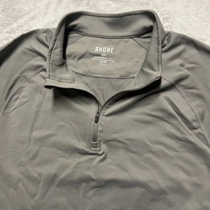 Rhone Pullover Mens XL Gray Session 1/4 Zip Performance Stretch Golf - Picture 1 of 7