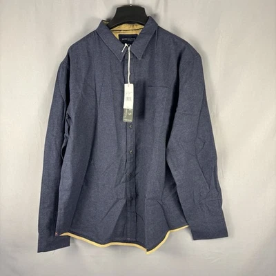 Jachs New York Mens Long Sleeve Button Up Navy Blue XL NWT - Image 1 of 4