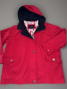 Mackintosh New England MENS Jacket Coat XL Red Pockets Lined Classic - Picture 1 of 12