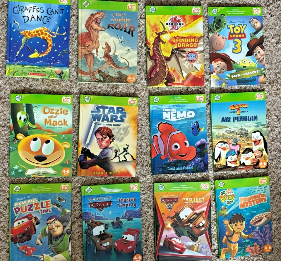Leap Frog TAG Book Lot of 12 Excellent Condition - Image 1 of 1