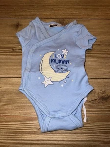 Baby Body - Wickelbody - hellblau - I Love Mummy - Ergee - Größe 50 - Bild 1 von 3