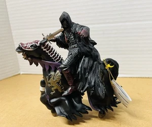 Papo Dark Rider Evil Medieval Fantasy Faceless & Black Horse Figure Set A1 - Picture 1 of 14