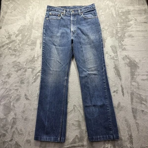 Jeans vintage Levis 517 uomo 34x34 blu denim bootcut made USA 100 cotone anni 90 - Foto 1 di 11