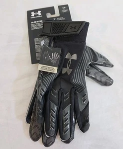 Guantes de fútbol Under Armour F9 Nitro LE Gluegrip adultos grandes negros 1381942-002 - Imagen 1 de 7