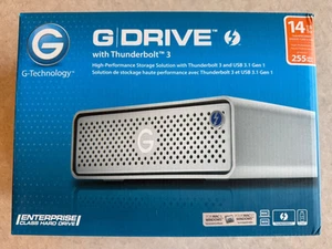 G-Technology 14TB G-DRIVE External Hard Drive (Thunderbolt 3 & USB 3.1 Gen 1) - Bild 1 von 3