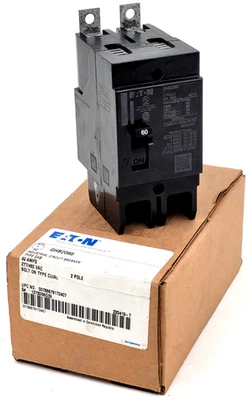 Disyuntor GHB2060 Eaton 60 Amp 480 Voltios - Opción al día siguiente - Nuevo - Imagen 1 de 4