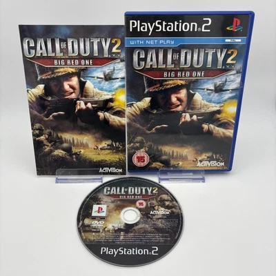Call of Duty 2: Big Red One (PAL Sony PS2, 2005) *Near Mint* CIB *Disc Perfect* - Image 1 of 4