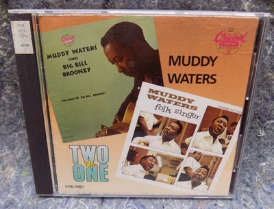 "Muddy Waters Sings Big Bill Broonzy / Folk Singer" Muddy Waters CD Chess (1986) Foto 1 de 3