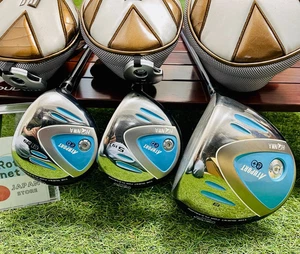 Conjunto de palos de golf Honma Woods para mujer ATHPORT 1w 5w 9w 3 fotos L Flex diestro damas - Imagen 1 de 14
