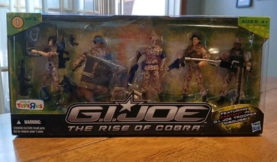 G.I. Joe The Rise of Cobra 5 Figure Set w/ Zartan Toys R Us Exclusive - Image 1 of 2