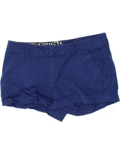 VOLCOM Womens Chino Shorts US 5 Small W27 Navy Blue Cotton GD24 - Picture 1 of 3