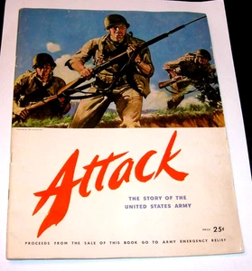 Attack,The Story Of The United States Army,SC,C.1940,,WWII,photos - Bild 1 von 12
