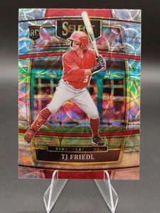 Mira telescópica Panini Select TJ Friedl RC 2022 Prizm Parallel #11 - Imagen 1 de 2