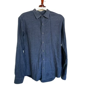 Todd Shelton Blue Button Up Men Shirt Sz Large (Pls. check measurements) | 45-22 - Picture 1 of 7