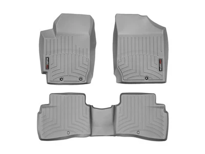 WeatherTech FloorLiner for 2010-2013 Kia Forte - 1st & 2nd Row, Grey - Image 1 of 4