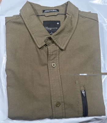 Tavik Modern Beach Culture, Men , Full Sleeve Shirt Size L 100% Cotton  NEW - Image 1 of 4