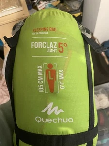 Quechua Forclaz 5 degrees Decathlon Lightweight green Single Sleeping Bag - Picture 1 of 1