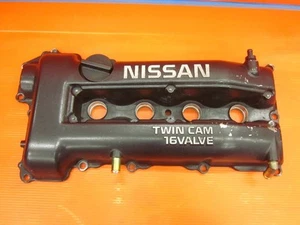 NISSAN Silvia S14 SR20DET Engine Head Cover Black Used Tapet Cover Turbo - Picture 1 of 10