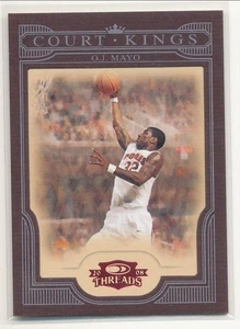 2008 Donruss Threads O.J. Mayo Court Kings Framed Red RC 038/100 - Picture 1 of 1