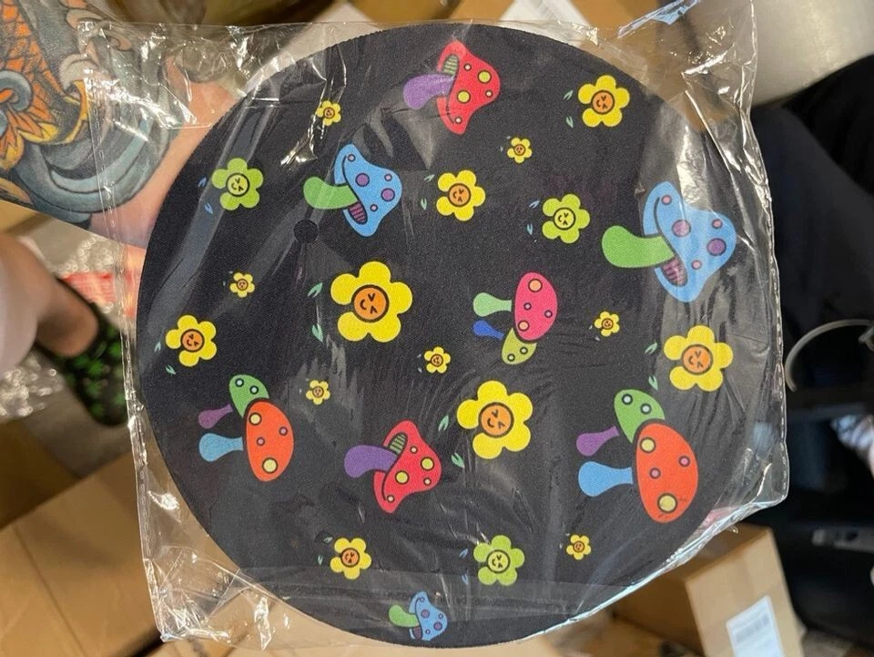 Mouse Pad Mousepad For Computer Girly 420 Stoner Mouse Pad Gift Mushroom Flowers - Image 1 of 1