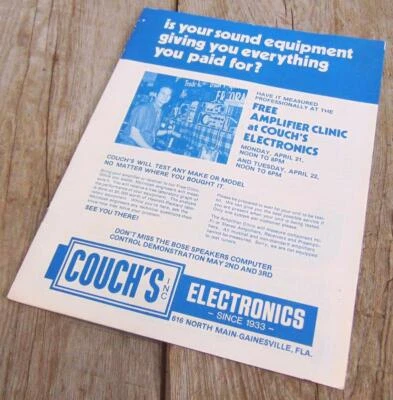 Couch Catalog Electronics Gainesville Vintage Stereo HiFi Audio Store IM - Image 1 of 4