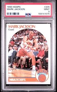 1990 NBA Hoops Mark Jackson PSA 9 MINT Graded #205 Menendez Brothers - Bild 1 von 2
