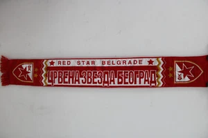 Sciarpa scarf Calcio STELLA ROSSA BELGRADO bufanda Schal écharpe - Imagen 1 de 1